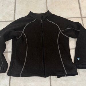 Kuhl Women’s Full Zip Up Jacket Alfpaca Fleece Brown Soft
